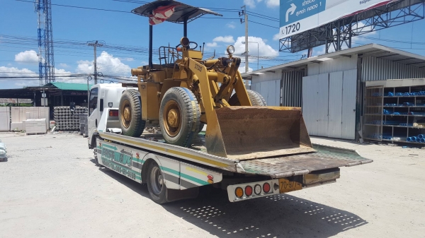 รถตักล้อยาง TCM ST010 เครื่อง 4 สูบ ตักได้ 1 คิว พร้อมใช้งาน