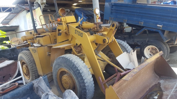 รถตักล้อยาง TCM ST010 เครื่อง 4 สูบ ตักได้ 1 คิว พร้อมใช้งาน