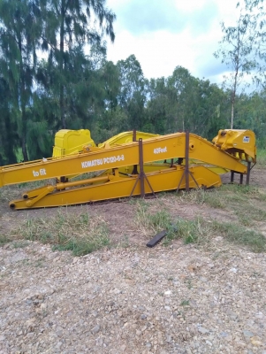 ชุดบูมอาร์มยาว KOMATSU PC120 ชุดบูมอาร์มยาว 40 ฟุต ของใหม่จากนอก พึ่งนำเข้ามา อุปกรณ์ครบชุด