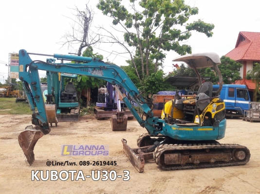 ขายรถขุด KUBOTA-U30-3 เครื่องยนต์KUBOTA-D1503 จำนวน 3 สูบ ,คอนโทรลน้ำมัน , ปั๊มนิ้ว , แทรคยาง, รถเดิมๆเก่านอก, มีเอกสาร, ยังไม่เคยใช้งานในไทย