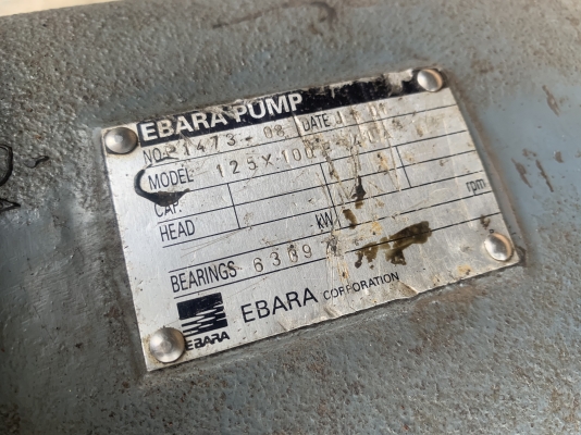 ขายหัวปั๊มน้ำหอยโข่ง Ebara 125x100 FSL ขนาดเข้า 5นิ้ว ออก 4นิ้ว ใบพัดทองเหลือง รุ่นหัวใหญ่ใบใหญ่สุดในรุ่น สภาพสวยใหม่มาก หมุนนิ่ม พร้อมใช้งาน ขายหัวปั๊มน้ำหอยโข่ง Ebara 125x100 FSL ขนาดเข้า 5นิ้ว ออก 4นิ้ว ใบพัดทองเหลือง รุ่นหัวใหญ่ใบใหญ่สุดในรุ่น สภาพสวยใหม่มาก หมุนนิ่ม พร้อมใช้งาน