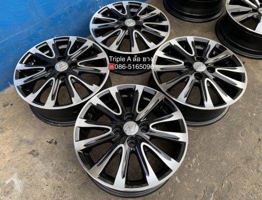 ล้อแม็ก Toyota Vios 12 ก้าน ขอบ 15 สีดำปัดหน้าเงา สวยกริ๊บๆ ล้อแม็ก Toyota Vios 12 ก้าน ขอบ 15 สีดำปัดหน้าเงา สวยกริ๊บๆ