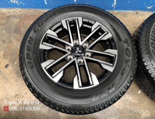 ล้อแม็กป้ายแดง New Mitsu Pajero Sport รุ่นใหม่ล่าสุด ขอบ 18 พร้อมยางป้ายแดง 265-60-18 TOYO ปลายปี 19 ล้อแม็กป้ายแดง New Mitsu Pajero Sport รุ่นใหม่ล่าสุด ขอบ 18 พร้อมยางป้ายแดง 265-60-18 TOYO ปลายปี 19
