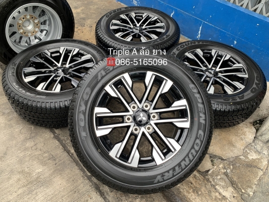 ล้อแม็กป้ายแดง New Mitsu Pajero Sport รุ่นใหม่ล่าสุด ขอบ 18 พร้อมยางป้ายแดง 265-60-18 TOYO ปลายปี 19