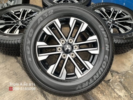ล้อแม็กป้ายแดง New Mitsu Pajero Sport รุ่นใหม่ล่าสุด ขอบ 18 พร้อมยางป้ายแดง 265-60-18 TOYO ปลายปี 19 ล้อแม็กป้ายแดง New Mitsu Pajero Sport รุ่นใหม่ล่าสุด ขอบ 18 พร้อมยางป้ายแดง 265-60-18 TOYO ปลายปี 19