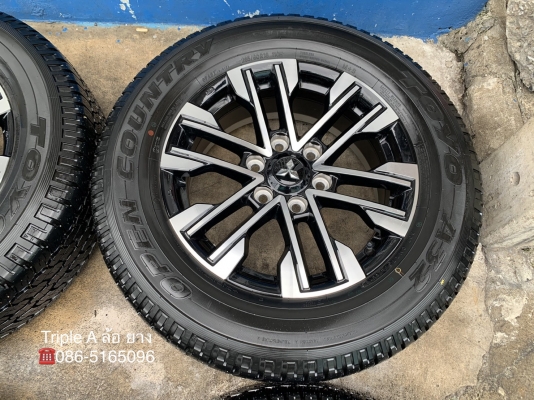ล้อแม็กป้ายแดง New Mitsu Pajero Sport รุ่นใหม่ล่าสุด ขอบ 18 พร้อมยางป้ายแดง 265-60-18 TOYO ปลายปี 19 ล้อแม็กป้ายแดง New Mitsu Pajero Sport รุ่นใหม่ล่าสุด ขอบ 18 พร้อมยางป้ายแดง 265-60-18 TOYO ปลายปี 19