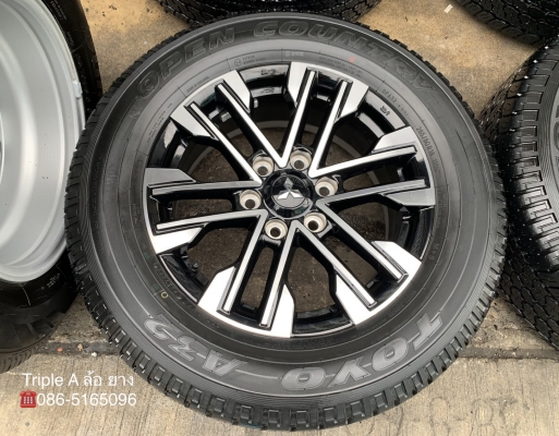 ล้อแม็กป้ายแดง New Mitsu Pajero Sport รุ่นใหม่ล่าสุด ขอบ 18 พร้อมยางป้ายแดง 265-60-18 TOYO ปลายปี 19 ล้อแม็กป้ายแดง New Mitsu Pajero Sport รุ่นใหม่ล่าสุด ขอบ 18 พร้อมยางป้ายแดง 265-60-18 TOYO ปลายปี 19