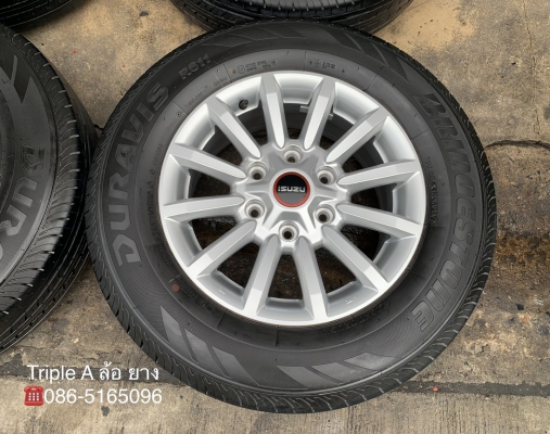 ล้อแม็กป้ายแดง ISUZU D-Max 2020 รุ่นใหม่ล่าสุด ขอบ 16 พร้อมยางป้ายแดง 215-70-16 Bridgestone ปลายปี 19 สวยๆ ล้อแม็กป้ายแดง ISUZU D-Max 2020 รุ่นใหม่ล่าสุด ขอบ 16 พร้อมยางป้ายแดง 215-70-16 Bridgestone ปลายปี 19 สวยๆ