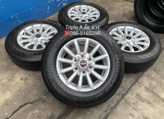 ล้อแม็กป้ายแดง ISUZU D-Max 2020 รุ่นใหม่ล่าสุด ขอบ 16 พร้อมยางป้ายแดง 215-70-16 Bridgestone ปลายปี 19 สวยๆ