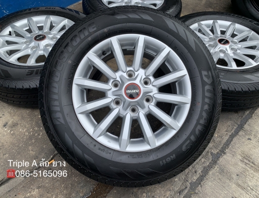 ล้อแม็กป้ายแดง ISUZU D-Max 2020 รุ่นใหม่ล่าสุด ขอบ 16 พร้อมยางป้ายแดง 215-70-16 Bridgestone ปลายปี 19 สวยๆ ล้อแม็กป้ายแดง ISUZU D-Max 2020 รุ่นใหม่ล่าสุด ขอบ 16 พร้อมยางป้ายแดง 215-70-16 Bridgestone ปลายปี 19 สวยๆ