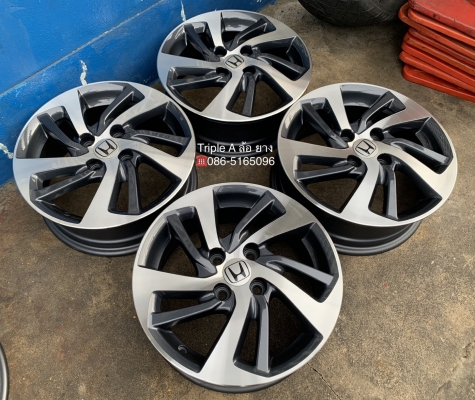 ล้อแม็ก Honda Jazz GK ขอบ 15 สีเทาหน้าเงา ล้อแม็ก Honda Jazz GK ขอบ 15 สีเทาหน้าเงา