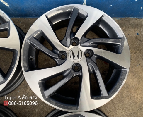 ล้อแม็ก Honda Jazz GK ขอบ 15 สีเทาหน้าเงา ล้อแม็ก Honda Jazz GK ขอบ 15 สีเทาหน้าเงา