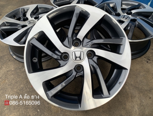 ล้อแม็ก Honda Jazz GK ขอบ 15 สีเทาหน้าเงา ล้อแม็ก Honda Jazz GK ขอบ 15 สีเทาหน้าเงา