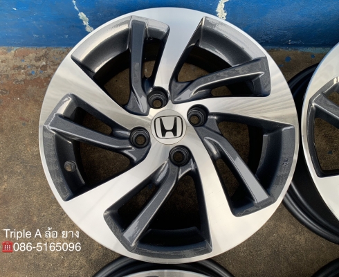 ล้อแม็ก Honda Jazz GK ขอบ 15 สีเทาหน้าเงา ล้อแม็ก Honda Jazz GK ขอบ 15 สีเทาหน้าเงา
