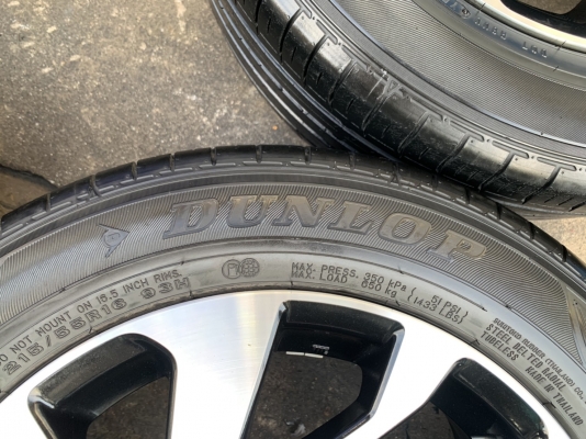 ล้อแม็ก Honda Civic FC ขอบ 16 สีดำหน้าเงา พร้อมยาง 215-55-16 Dunlop ปี 17 ล้อแม็ก Honda Civic FC ขอบ 16 สีดำหน้าเงา พร้อมยาง 215-55-16 Dunlop ปี 17