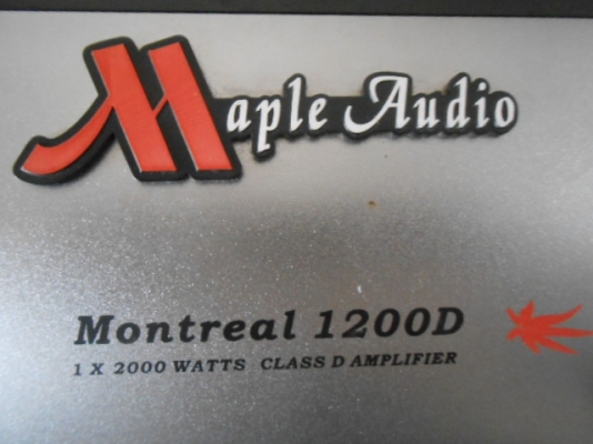 แอมป์ Mapel Audio 1200 D ไม่เคยซ่อม ใช้งานปกติ แอมป์ Mapel Audio 1200 D ไม่เคยซ่อม ใช้งานปกติ