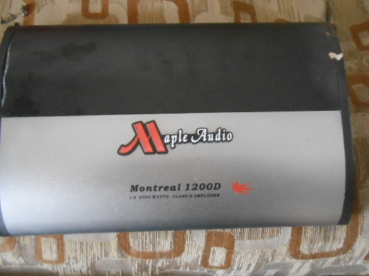 แอมป์ Mapel Audio 1200 D ไม่เคยซ่อม ใช้งานปกติ