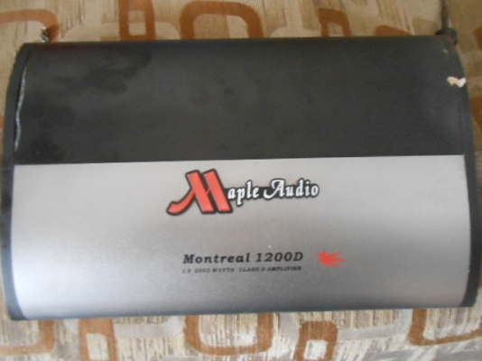 แอมป์ Mapel Audio 1200 D ไม่เคยซ่อม ใช้งานปกติ แอมป์ Mapel Audio 1200 D ไม่เคยซ่อม ใช้งานปกติ