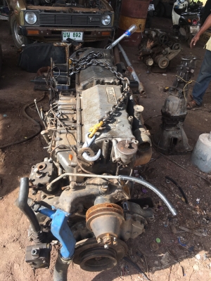 ขายเครื่องE120 260แรง ISUZUเครื่องไม่ติด ใบชื้อขาย19500บาท