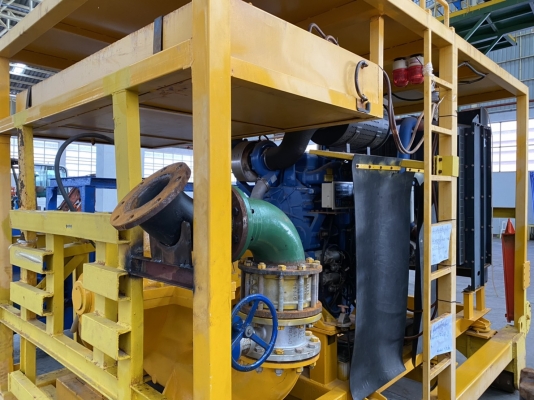 ขายเครื่องสูบน้ำขนาดใหญ่ แรงดันสูง ขับเคลื่อนด้วยเครื่องยนต์ดีเซล