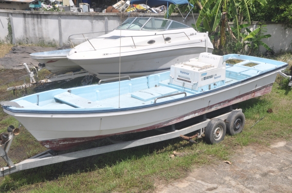 บอดี้￼เรือตกปลา center console yanmar 28 ฟุต ล