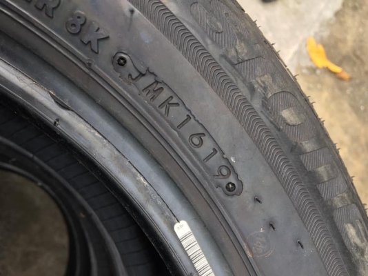 ยางป้ายแดง BRIDGESTONE ECOPIA EP150 205/55-16 ปี19