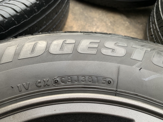 ล้อแม็ก ISUZU D-Max ขอบ 16 สีเทาดำ แถมยาง 215-70-16 Bridgestone ปลายปี 15