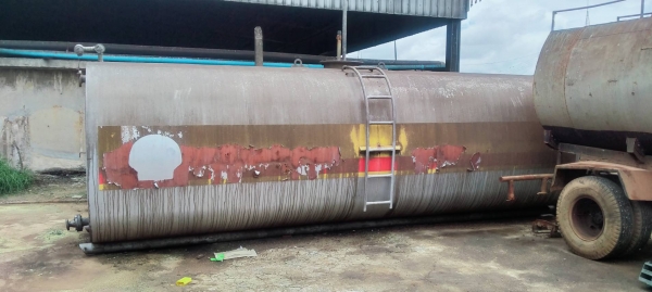 <ขายแล้ว> ถังน้ำมันเหล็ก 20,000 ลิตร อายุการใช้งาน ประมาณ 10 ปี