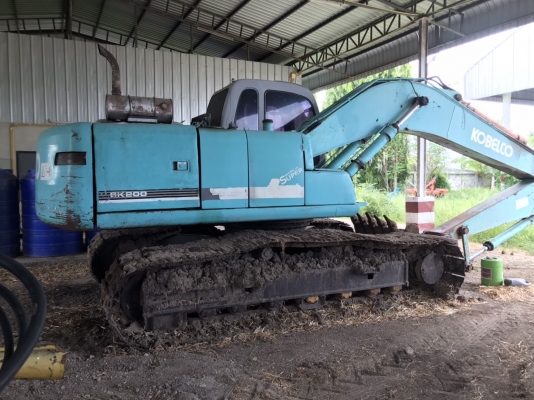 ขายด่วน KOBELCO SK200 MART SIX YN08 SUPER สภาพพร้อมใช้งาน เครื่องปั้มดี เอกสารใบแจ้งจำหน่าย สนใจสอบถาม 093 0764943 K ตั้ม