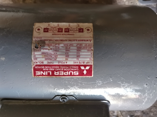 ขาย!! มอเตอร์.มิตซู.ขนาด1แรง220v.พร้อมใช้งาน ขาย!! มอเตอร์.มิตซู.ขนาด1แรง220v.พร้อมใช้งาน