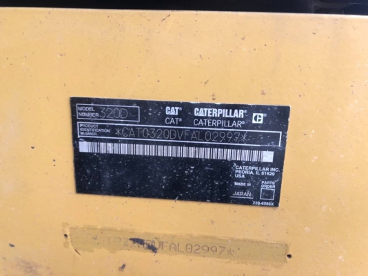 ขาย 780,000 บาท CATTERPILAR 320D ขาย 780,000 บาท CATTERPILAR 320D
