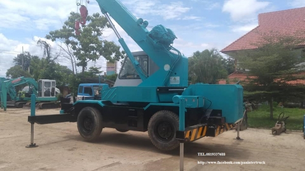 ขายจริง ตัดสด* From Japan รถเครน ล้อยาง ขนาด 7ตัน KOBELCO RK70M-1 แบบขาตรง น้ำหนักยกได้ 4.9ตัน ,ยกสูงได้ถึง 21เมตร