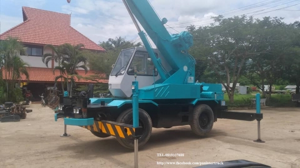 ขายจริง ตัดสด* From Japan รถเครน ล้อยาง ขนาด 7ตัน KOBELCO RK70M-1 แบบขาตรง น้ำหนักยกได้ 4.9ตัน ,ยกสูงได้ถึง 21เมตร