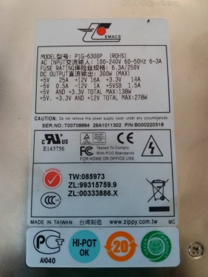 Power supply ยี่ห้อ EMACS input:100-240v output:12v 16A สภาพดี ใช้งานได้ปกติ ราคาตัวละ 400 บาทไม่รวม Power supply ยี่ห้อ EMACS input:100-240v output:12v 16A สภาพดี ใช้งานได้ปกติ ราคาตัวละ 400 บาทไม่รวม