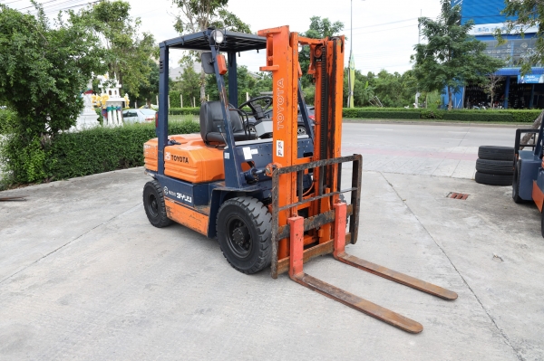 Toyota 5FG25 ยก25ตัน เสาสูง3เมตร เครื่องยนต์เบนซิน นำเข้าจากญี่ปุ่น