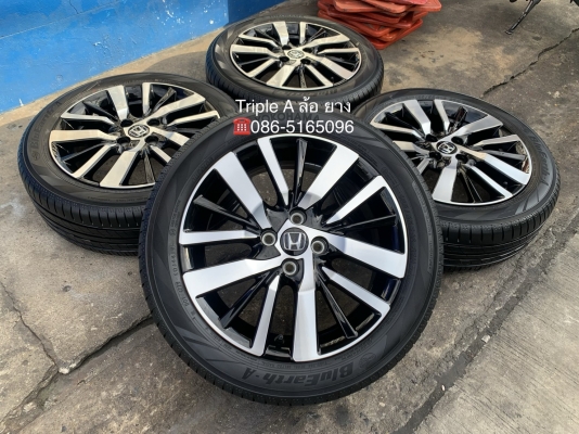 ล้อแม็กป้ายแดง Honda City Turbo RS 2020 ขอบ 16 พร้อมยางป้ายแดง 185-55-16 Yokohama ปลายปี 19 สวยๆ