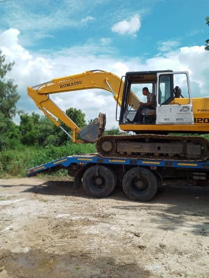 รถแบคโฮ KOMATSU PC120-5 รถสวย สภาพดี ไฟฟ้าตัด พร้อมใช้งาน มี VDO การทำงานให้ชม