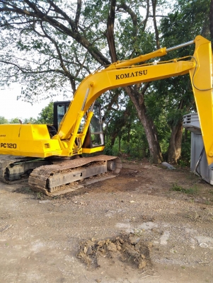รถแบคโฮ KOMATSU PC120-5 รถสวย สภาพดี ไฟฟ้าตัด พร้อมใช้งาน มี VDO การทำงานให้ชม