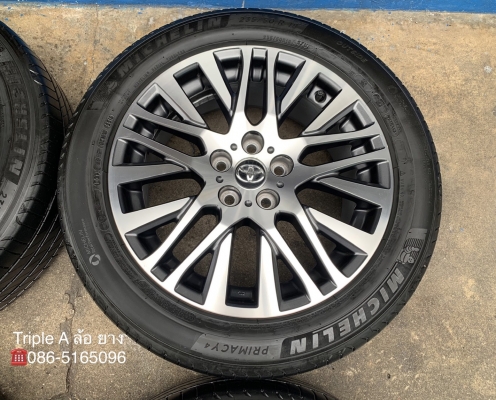 ล้อแม็ก Toyota Alphard Vellfire ขอบ 18 พร้อมยาง 235-50-18 Michelin ปี 18 สภาพดี ล้อแม็ก Toyota Alphard Vellfire ขอบ 18 พร้อมยาง 235-50-18 Michelin ปี 18 สภาพดี