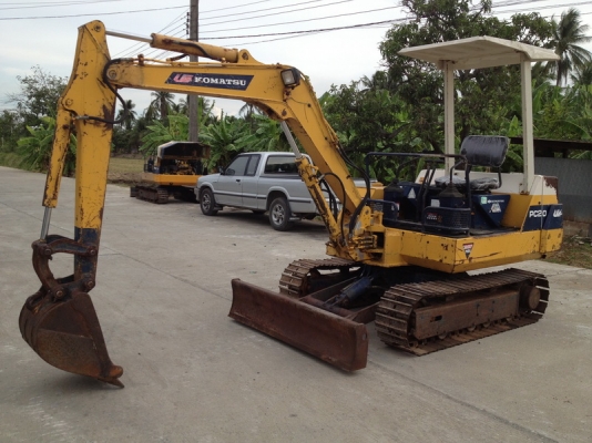 ขายรถขุด KOMATSU PC20-6 นำเข้าเอง มือสองจากญี่ปุ่น