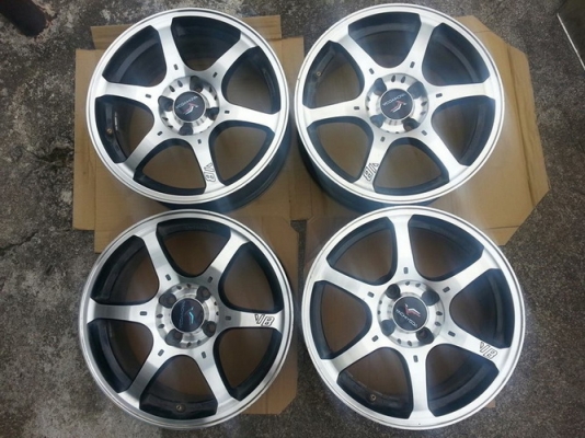 ล้อ15"YACHIYODA 4รู100 กว้าง6.5 ออฟ38