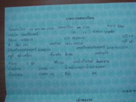 ระงับการขายชั่วคราวครับ รถแบคโค KOBELCO  รุ่น SK200-8