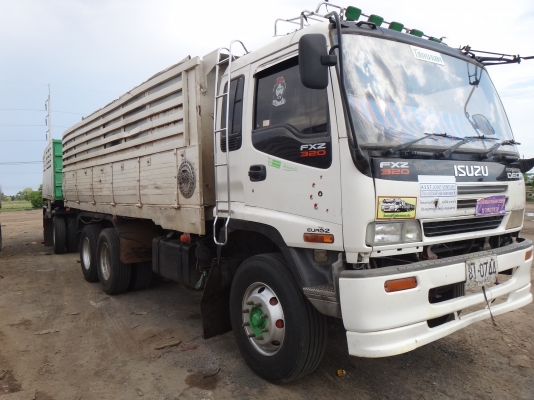 ขายด่วน  รถบรรทุกดั้มพ์  พ่วง  แม่-ลูก   ISUZU   240  เปลี่ยนหัว  ยางเรเดียล  พร้อมใช้งาน