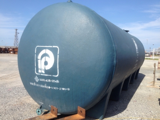 ขายถังไฟเบอร์ ขนาด 35,000 ลิตร 2 ใบ(ถังนอน) สภาพสวย Dia. 2.5 x 7.7 M ราคาไม่แพง