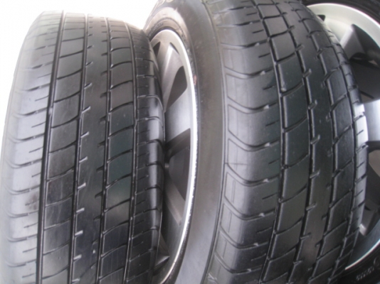 ขายล้อแม็ก civic 7ก้าน 15"x6" et45 4รู100 + ยางปี11 (081-3747940)