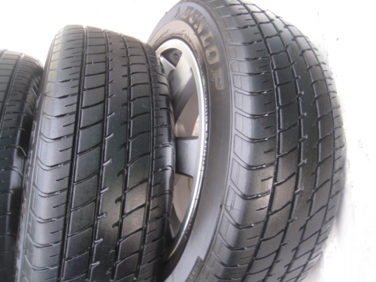 ขายล้อแม็ก civic 7ก้าน 15"x6" et45 4รู100 + ยางปี11 (081-3747940)