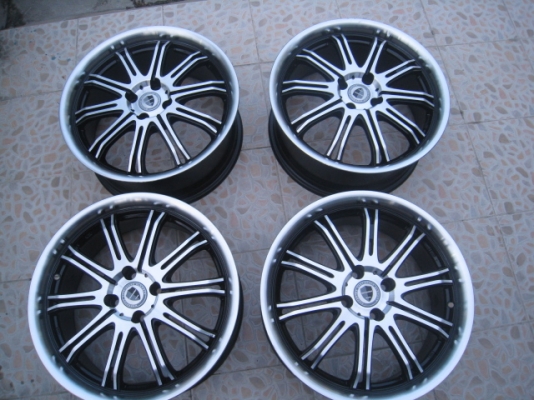 ขายล้อแม็ก w work 17"x7.5" et42 4รู 100  (081-3747940)