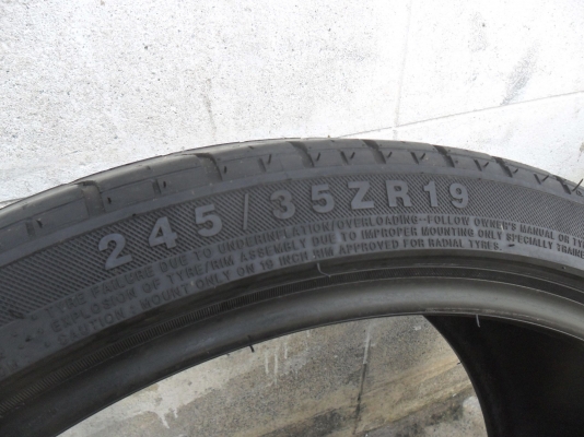 ยาง ALTENZO 245/35ZR19 สวยๆ 1 คู่