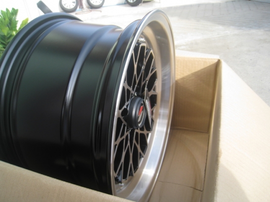 ขายล้อแม็กใหม่ lenso raiden KZA 15"x8" 4รู100 et+25 (081-3747940)