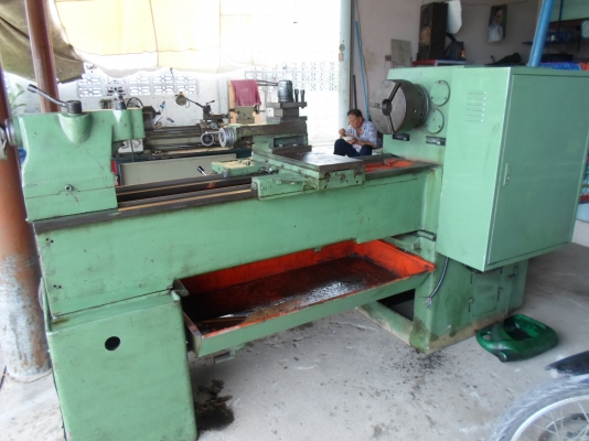 แท่นกลึง 7 ฟุต รุ่นหนัก 2 เพลา เกียร์บล็ออก กลึงเกลียวได้ ไม่ต้องเปลี่ยนเฟือง140,000